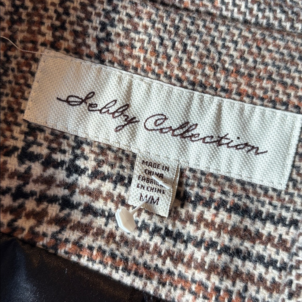 Sebby Collection Plaid Overcoat - Picture 4 of 6